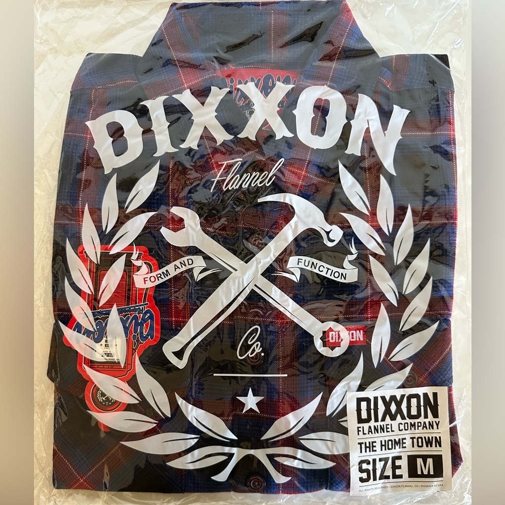 Dixxon Flannel Men’s Long Sleeve Flannel
 “The Home Town” Medium